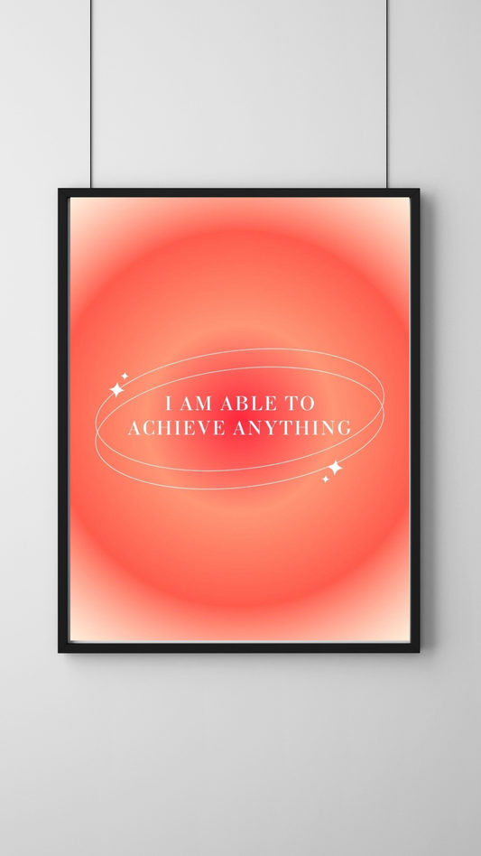 Goal Affirmative Wall Art