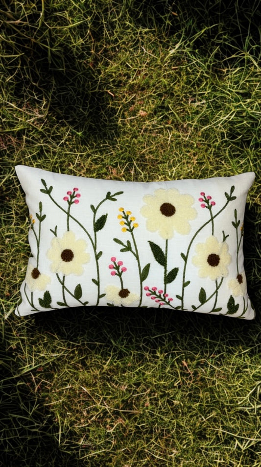 Cloudy Daze (Soft White cushion cover)