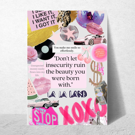 "Boss Babe Energy" Moodboard Poster